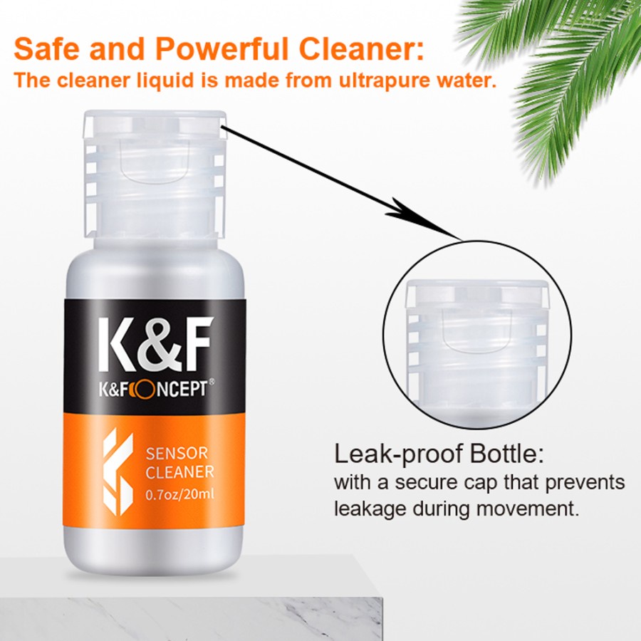 Full Frame Sensor Cleaning Swab Kit + Cleaning Liquid KNF Concept 24mm