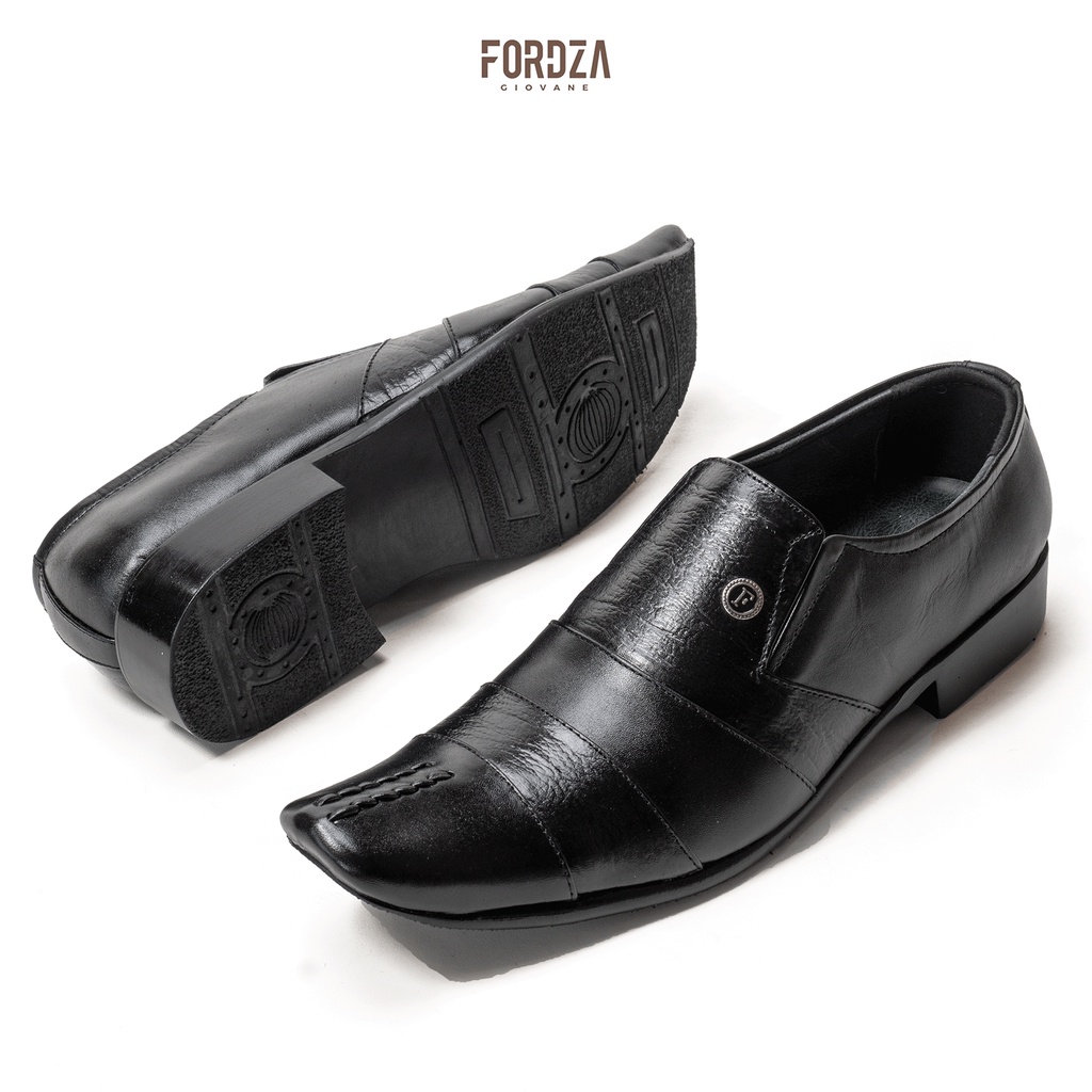 Sepatu Pantofel Pria Kulit Asli Formal Kantoran Best Seller Fordza 9011