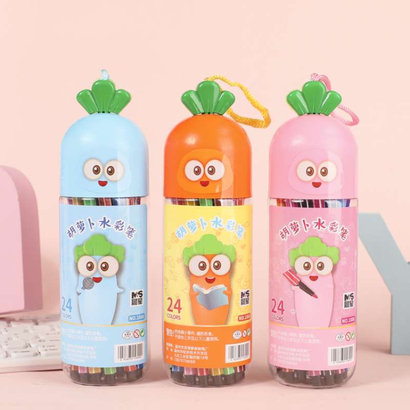 

Baby Carrots - Alat Tulis SPIDOL MEWARNAI ANAK LENGKAP IMPOR BOTOL UNIK & LUCU / PERLENGKAPAN MENGGAMBAR PULPEN MEWARNAI KARAKTER Set Spidol Warna / Coloring Pen