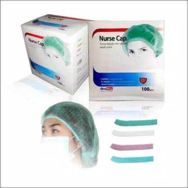 (10 pcs) Nurse cap / hair Cap / hair net / penutup kepala