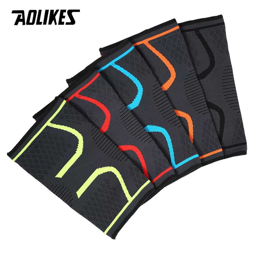 Aolikes Lutut Knee Pad Support Brace Nylon Running Fitness Cycling