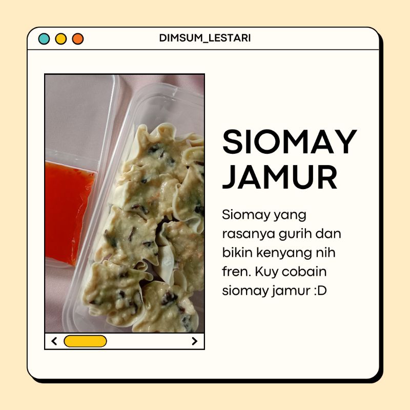 

Siomay Jamur