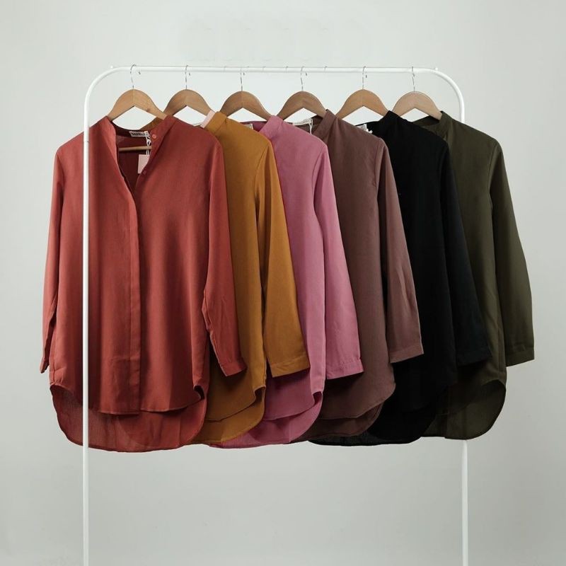 KEMEJA TUNIK WANITA PENDEK DIATAS LUTUT TERBARU