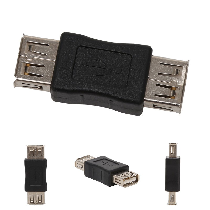 Vivi Adapter Konverter Usb 2.0 Tipe A Female Ke Female Untuk Transfer Data / Charger