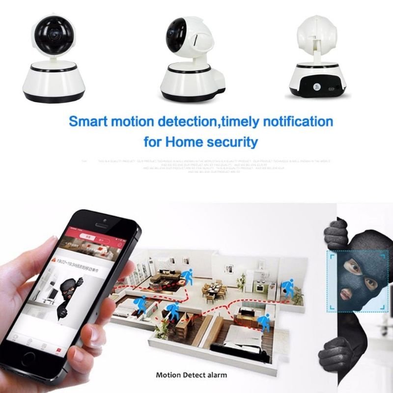 SMART IP CAMERA V380PRO WIFI 5MP WIRELESS HD 1080P CCTV INFRARED NIGHT VISION