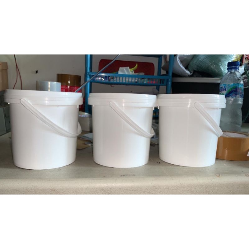 PAIL 1KG-PAIL 1LITER/TOPLES KURMA BARU/TOPLES FOOD GRADE 1L/EMBER KURMA KOSONG 1KG