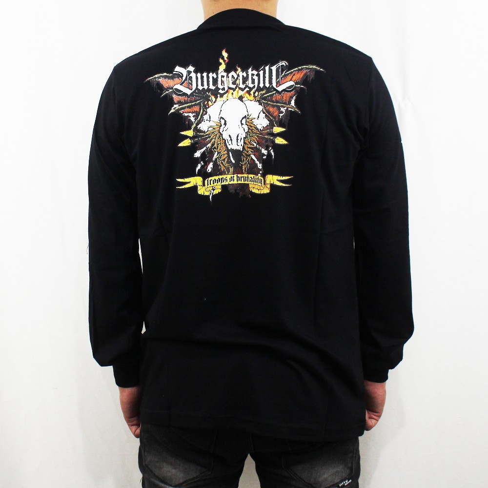 BAJU MUSIK BURGERKILL LENGAN PANJANG 04 - BAJU LENGAN PANJANG BURGERKILL - LONGSLEEVE PRIA - LONGSLEEVE MUSIK PRIA - DEADSQUAD - BLACK SABBATH - JASAD - JERUJI - BAJU BLACK METAL