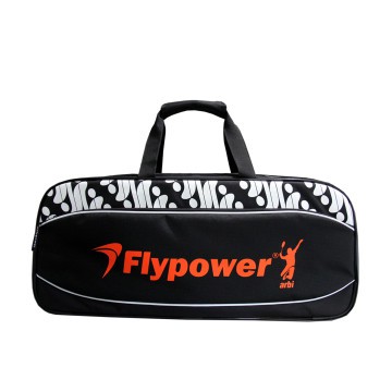 Flypower Safir 4 Tas Badminton - Black
