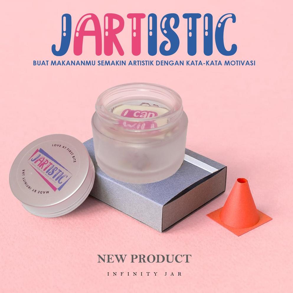 

[KODE BARANG 2519E] JARTISTIC (Kata-kata Motivasi yang Bisa Dimakan)