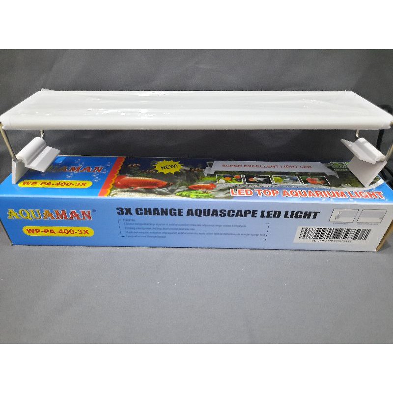 Promo murah LAMPU LED AQUARIUM LED AQUAMAN WP PA 400 3X