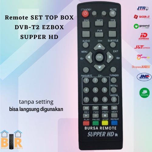 Remote Set Top Box SUPPER HD Evercross Noise Infico Advance Vitara Max Hinomaru HDTV Parafin Remot Receiver Parabola