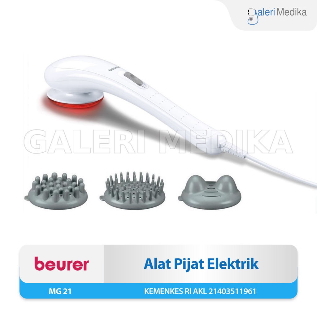 Massager Getar Electric / Massage Infra Red Beurer MG21 / MG-21/ MG 21 - Alat Pijat Getar Inframerah