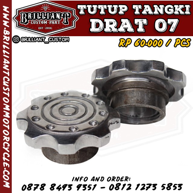 Tutup Tangki Custom model Drat