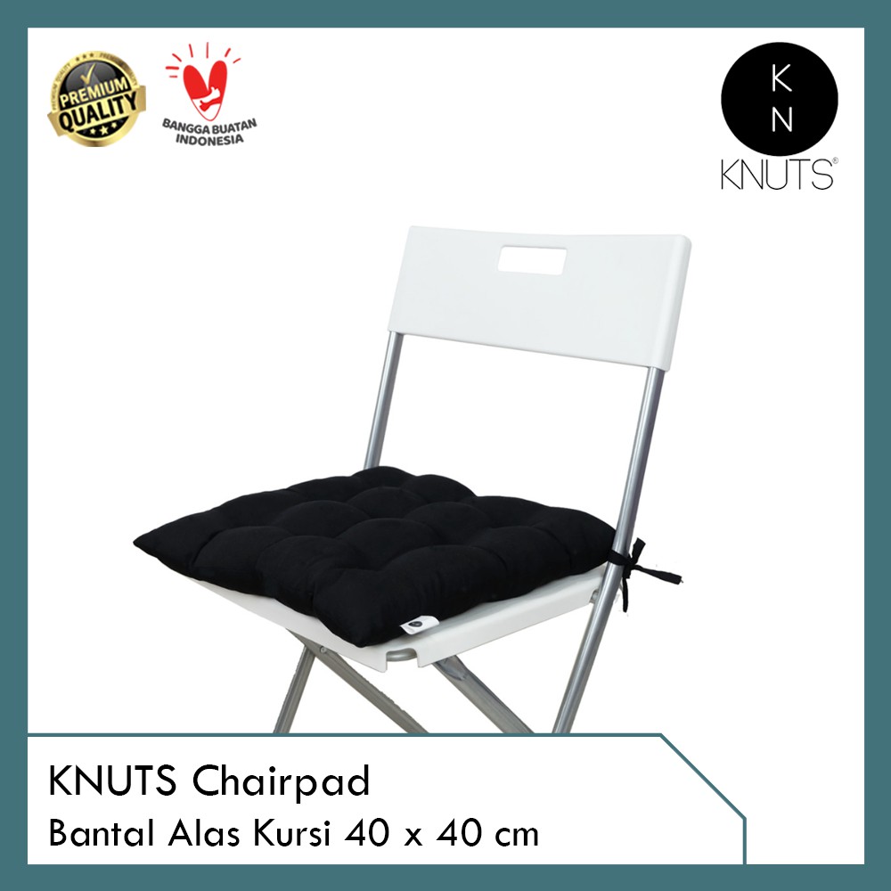knuts bantal chairpad   alas kursi bantal duduk empuk bantal kursi mobil dudukan 40x40 cm