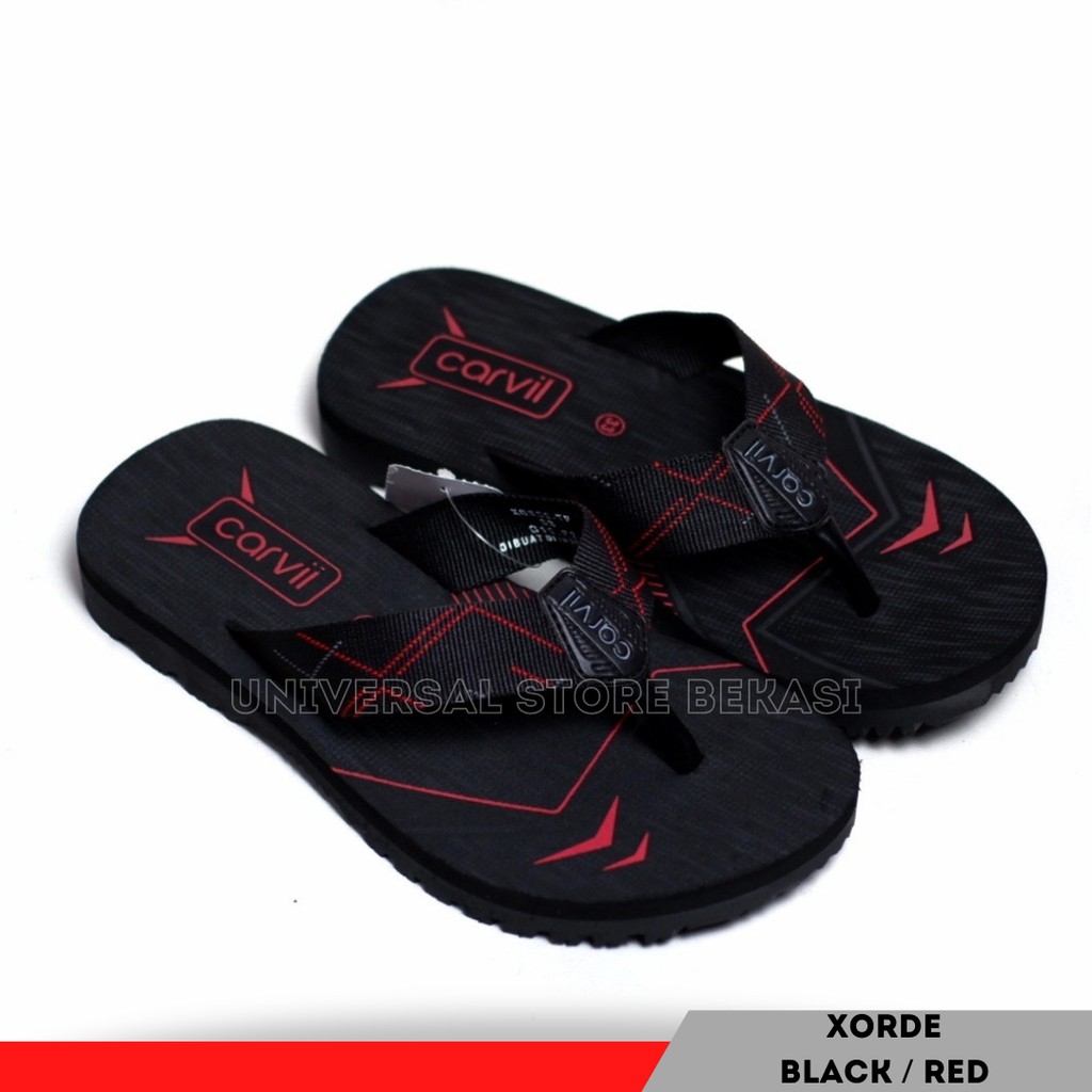 Sandal Jepit Anak Pria Laki gunung Sendal Spon Laki2 Carvil Marcin Cowok Cowo size33-37