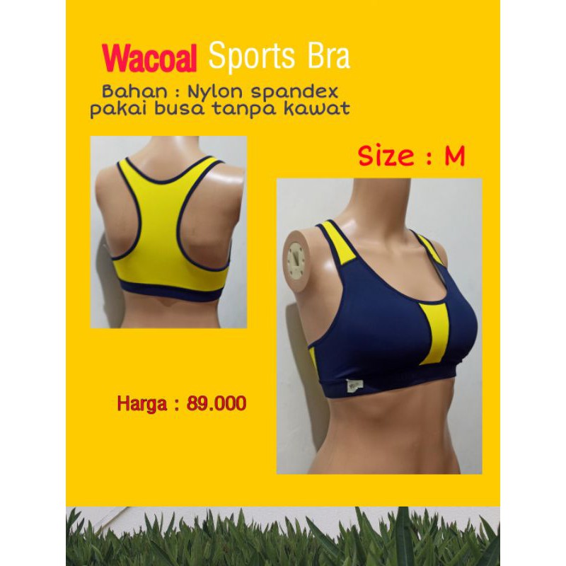 Sports Bra Sexy Termurah, Wacoal cut label Ori