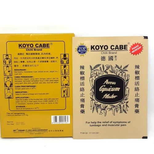 

Koyo Cabe - Koyo Pegal Linu / Nyeri Otot 1 Box