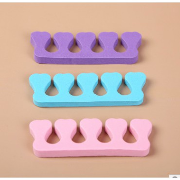 Sepasang Pemisah Jari Toe Nail Finger Separtor Nail Art Tools - Toe Nail Foam Separator (2 pcs/Set)