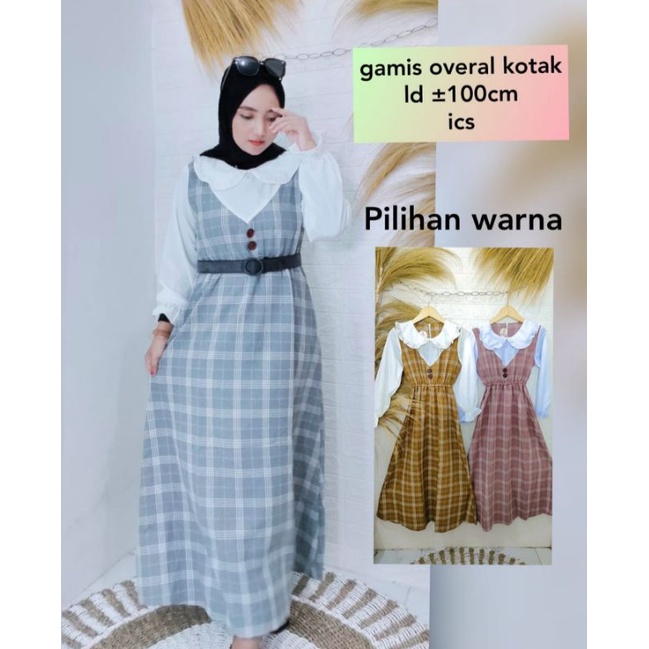 Gamis Overal Kotak