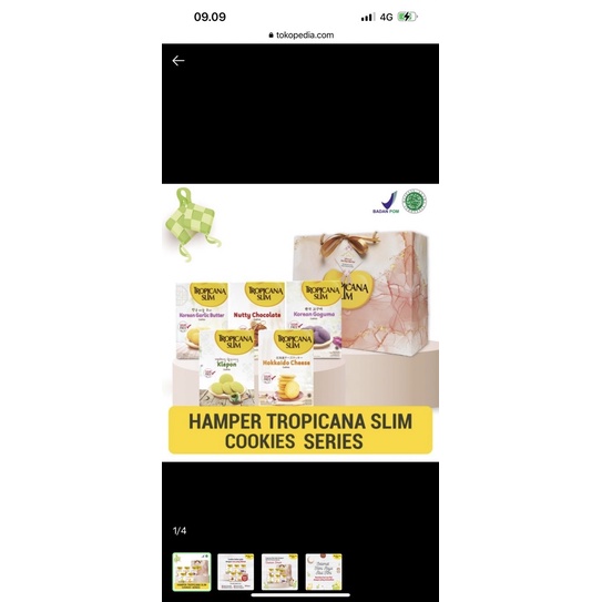 

Tropicana slim cookies ( sehat untuk diet/ diabetes)