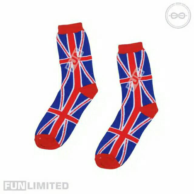 Kaos kaki old school england flag