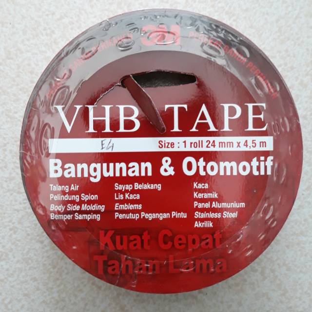 

Isolasi 3M/Double tape 3M VHB Tape 24mm x 4.5 mtr