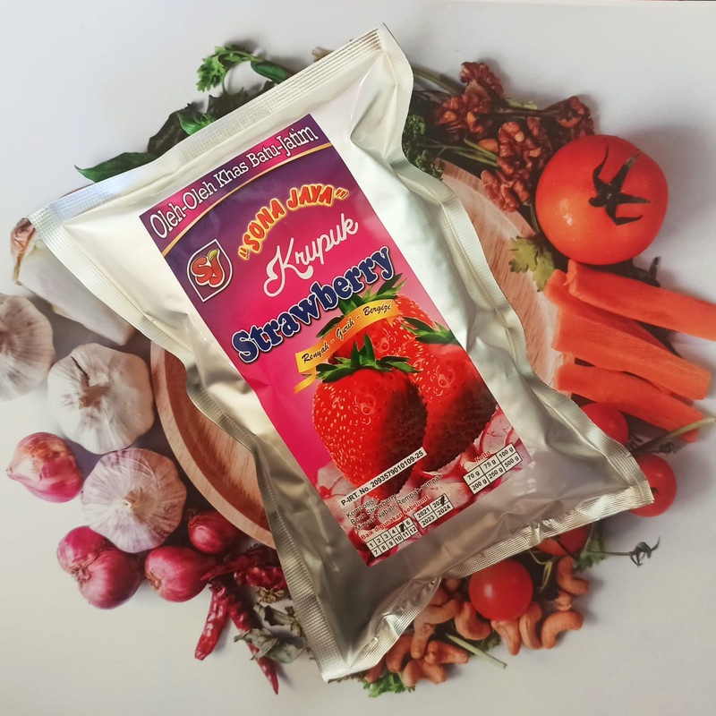 

Kerupuk Strawberi