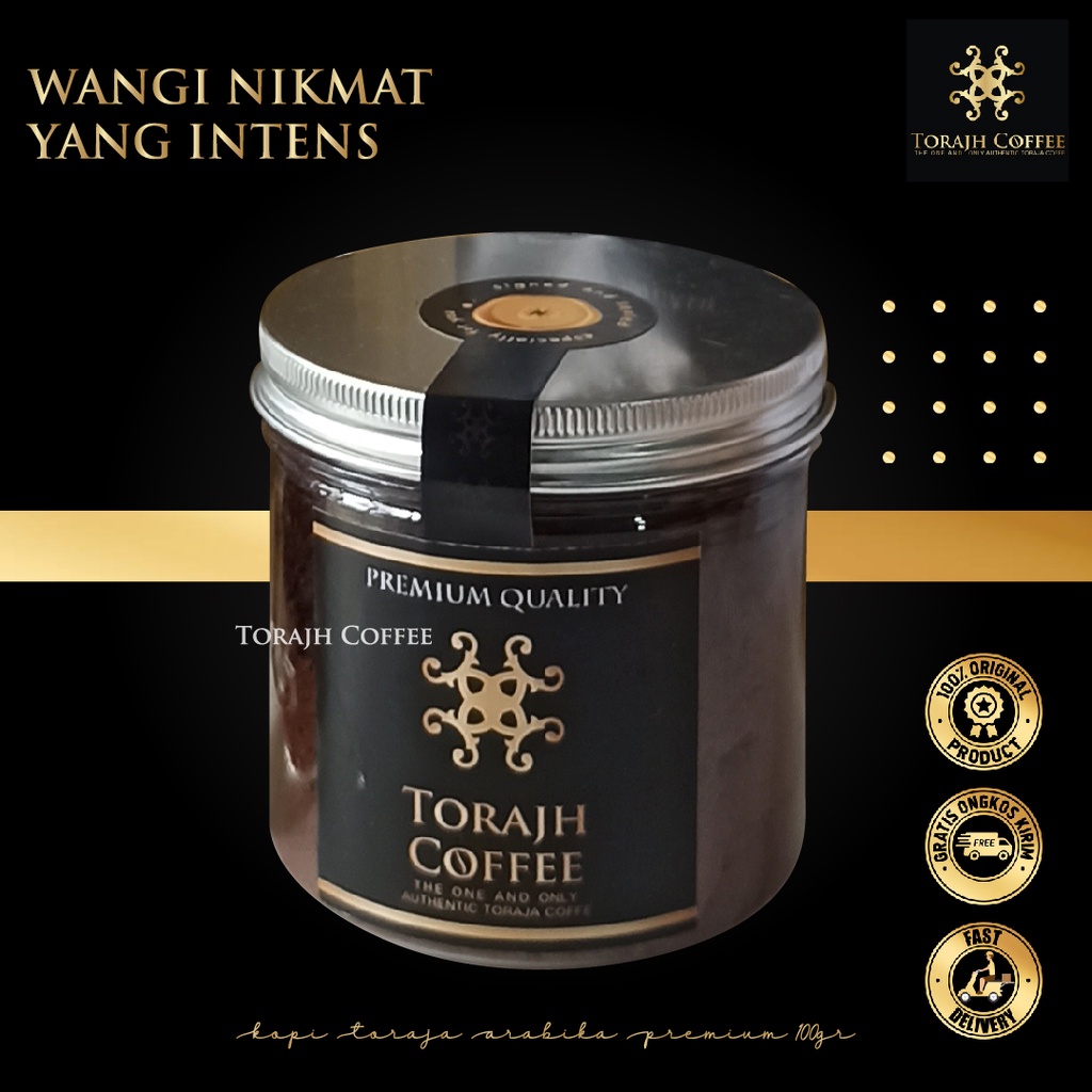 

Kopi Toraja Arabica Bubuk Premium Asli Harum Dan Nikmat 100gr Termurah By Torajh Coffee