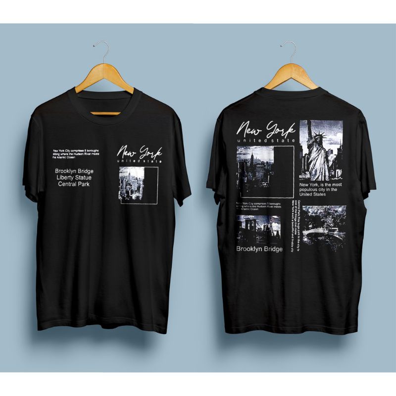 Kaos Pria Kerren Motif New York Baju Pria Kekinian Baju Pria Terbaru Baju Pria Style Kekinian Baju G
