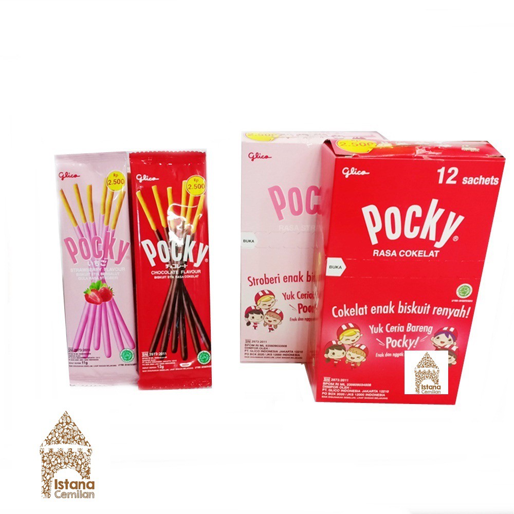 Pocky Singles Biskuit Stik (isi 12 sachet)