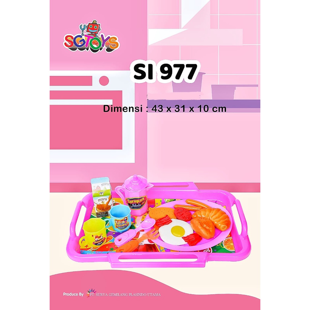 Mainan Masak Masakan Kitchen Set Mainan Dining Set dan Tea Set SG Toys Mainan Anak Perempuan