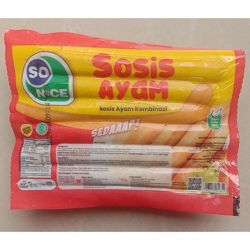 

SoNice Sosis Ayam 375gr