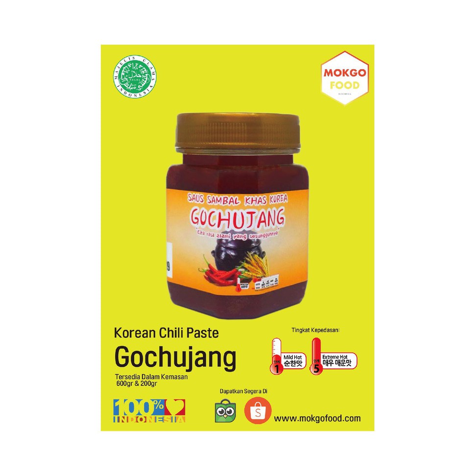 

GOCHUJANG HALAL MUI CERTIFIED BY MOKGO JUSEYO MINI SIZE 150GR