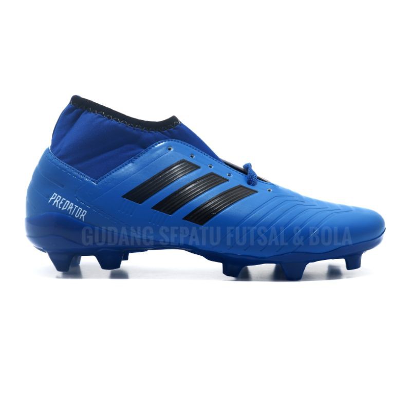 COD √√ SEPATU BOLA TERBARU ADIDAS PREDATOR TANGO ACE BOOTS PREMIUM QUALITY HARGA TERMURAH DI SHOPEE-Biru hitam