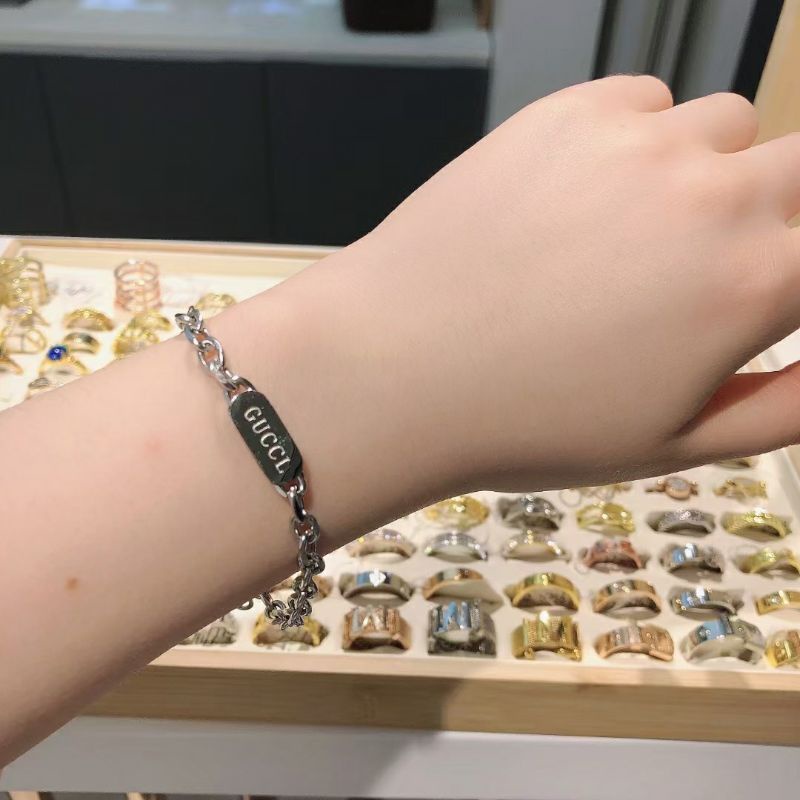 Gelang Tangan Titanium Asli Anti Karat &amp; Alergi Fashion Korea