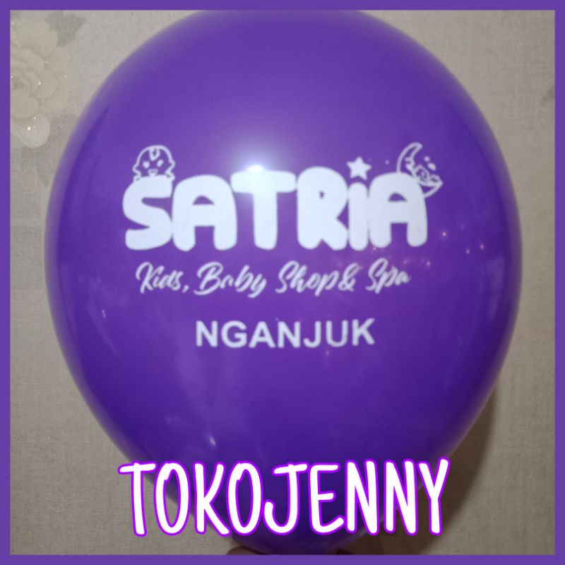 balon sablon cetak logo toko