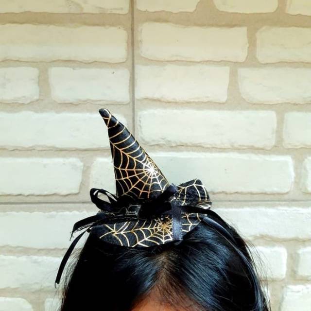 BANDO TOPI PENYIHIR HALLOWEEN AKSESORIES RAMBUT KOSTUM MAGIC MURAH