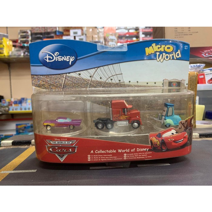 Disney Pixar Cars Micro World Set Ramone/Mack/Guido LESISH