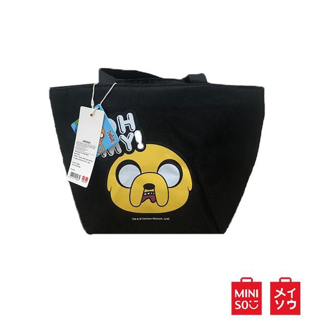 ➭ Miniso Official Adventure Time-Lunch Bag/ Tas Makanan  Model Keren ★★★.