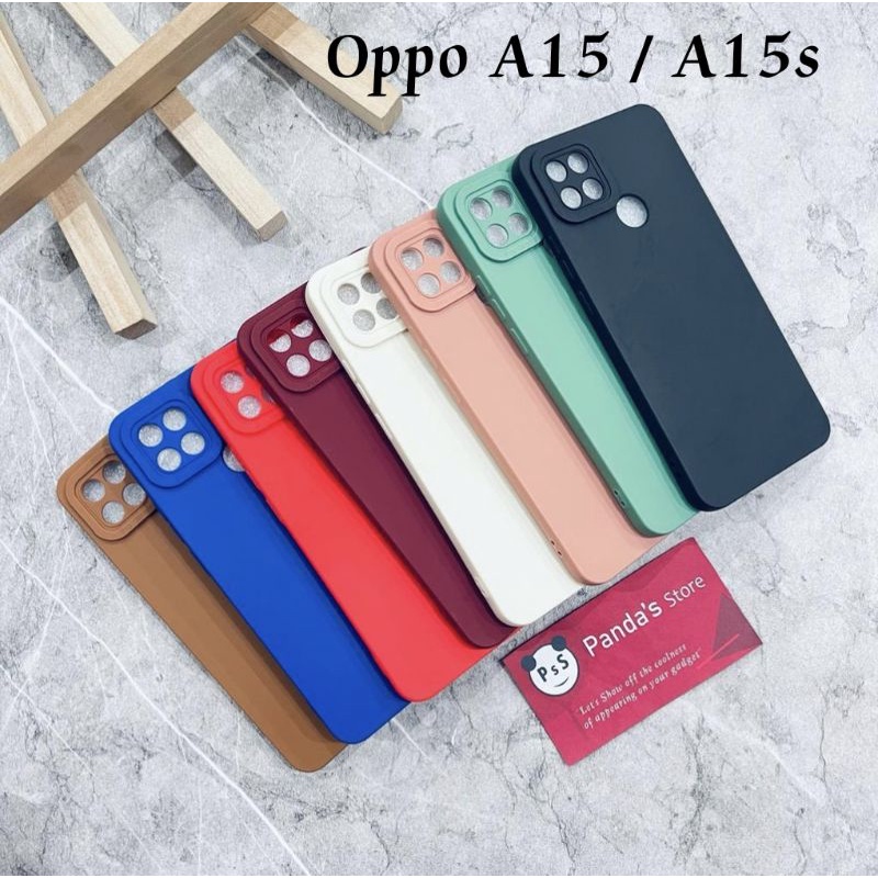 Softcase Pro Camera Oppo A15 , A15s Candy Case Full Color 3D Silikon TPU