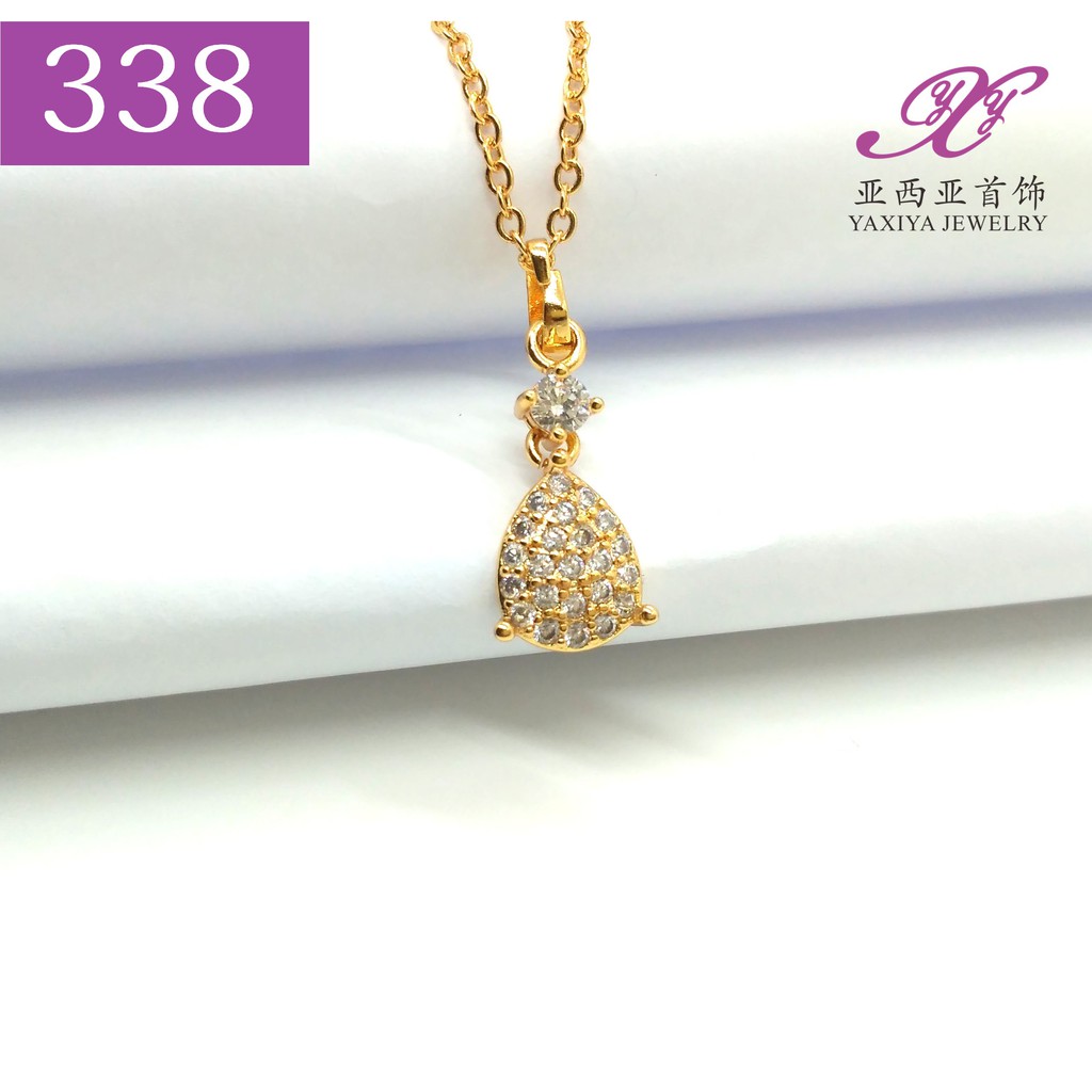 

Liontin Permata Perhiasan imitasi Gold 18k Yaxiya Jewelry 338