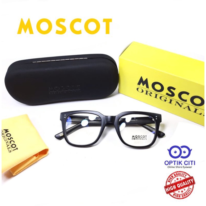 Frame Kacamata Pria Moscot Zayde Kotak || Kacamata Moscot || Kacamata Minus Photochromic || Paket Ka
