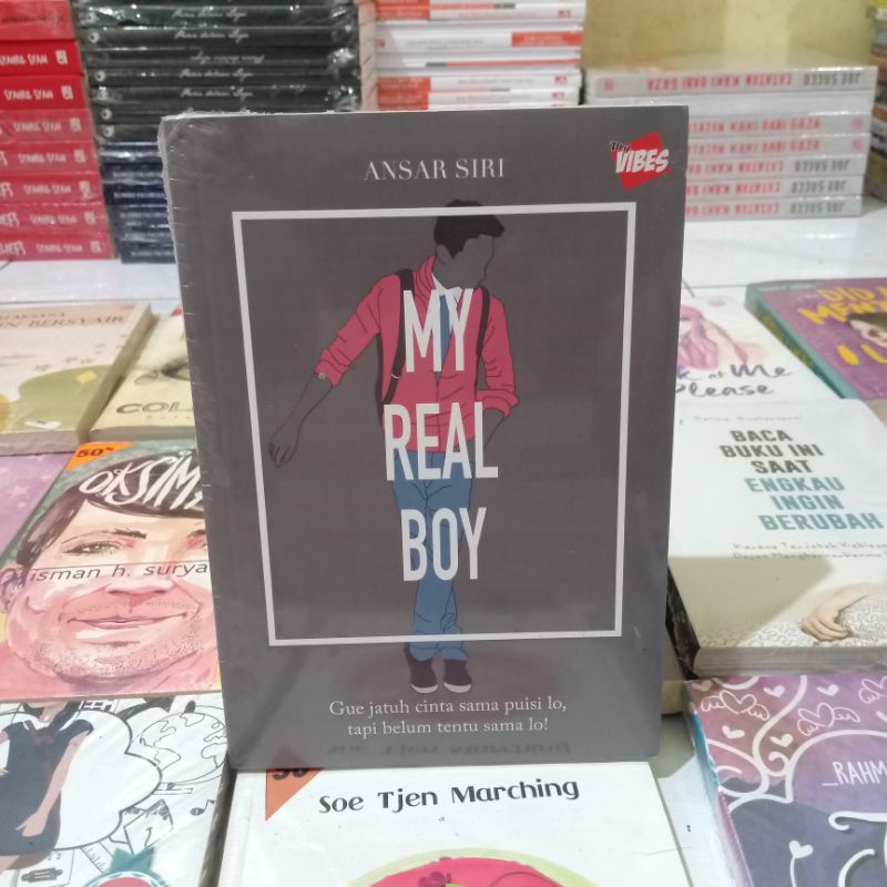 obral buku murah Novel best seller // remaja // wattpad // fantasi // sastra // fiksi // non fiksi // ilana Tan // Ally carter part 7-My real boy