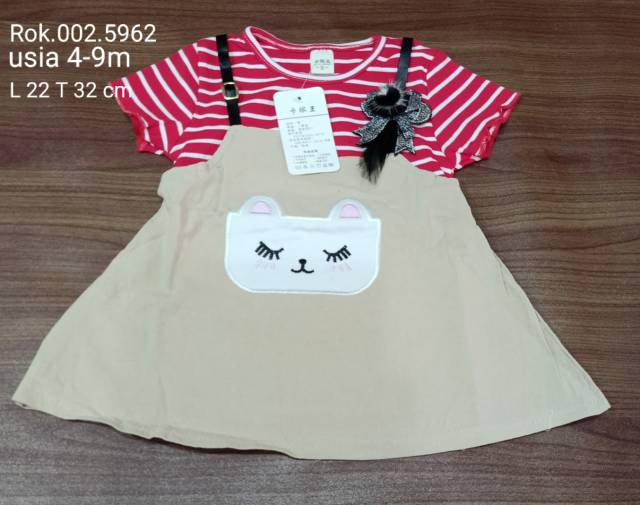 Dress / Terusan baju bayi perempuan / baju pesta / rok bayi