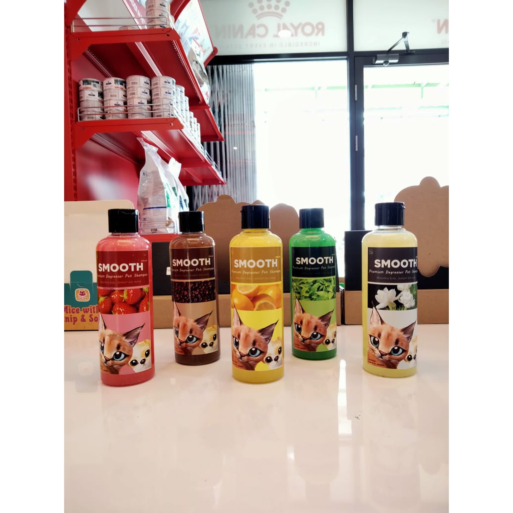 Shampoo kucing SMOOTH 250ml Premium degreaser shampoo