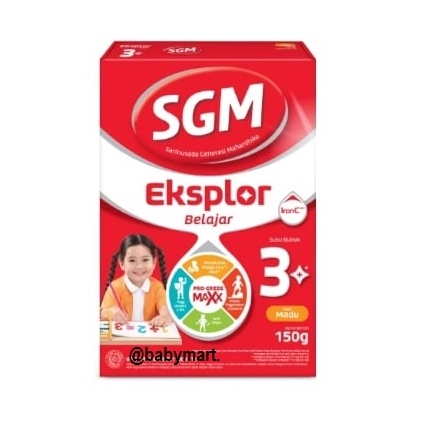 

SGM Eksplor 3+ Usia 3-5 Tahun Rasa Madu 150gr/babymart.