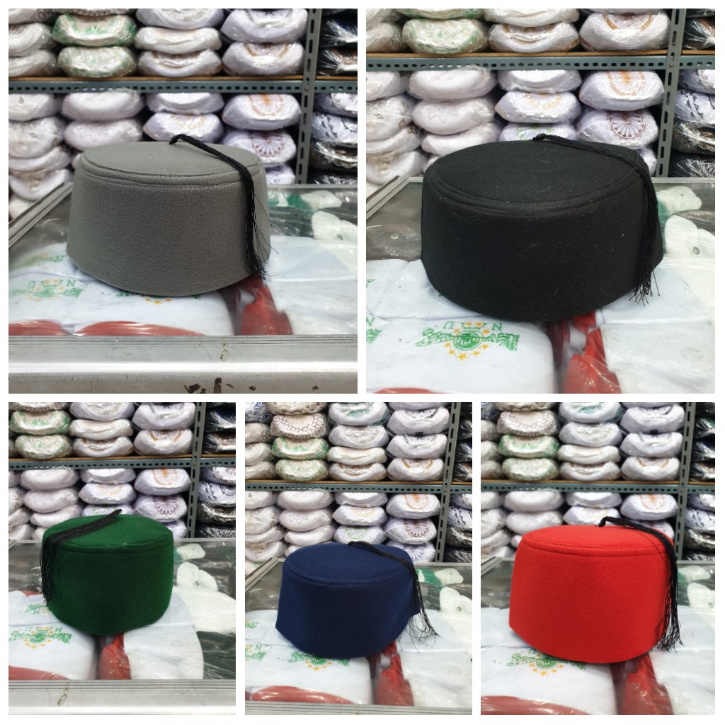 Grosir 10 pcs - Peci Sufi Mesir / Peci Aladin / Peci Mesir / Peci Turkey | Basmalah Muslim Store