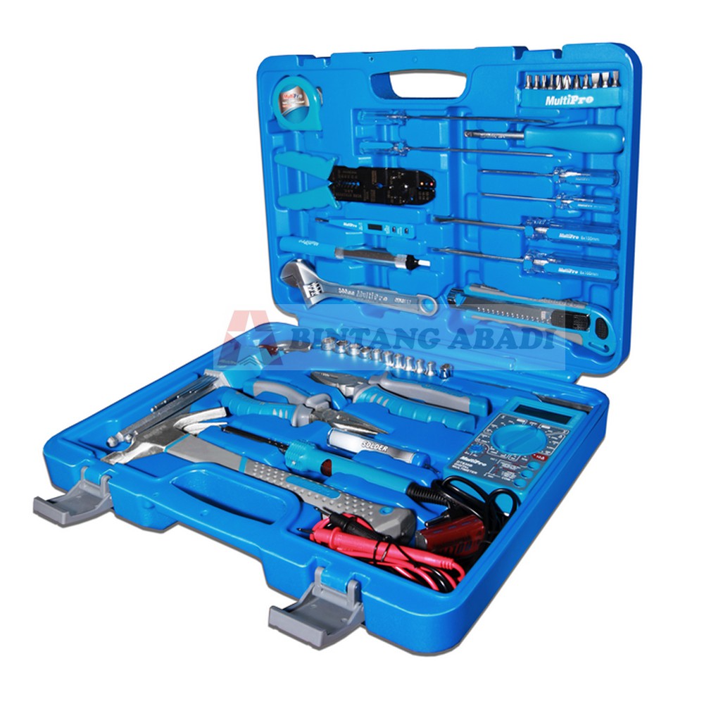 MultiPro Tool Kit Elektrik / Perkakas Listrik Set 52 Pcs