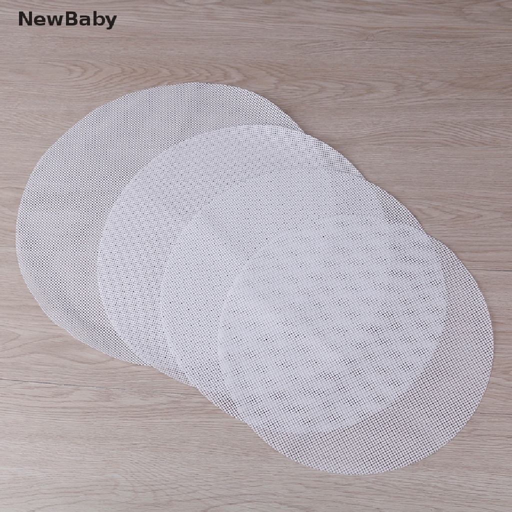 NewBaby Round Non-Stick Silicone Mesh Cloth Baking Liners Steamer Pad Dumplings Buns Mat ID