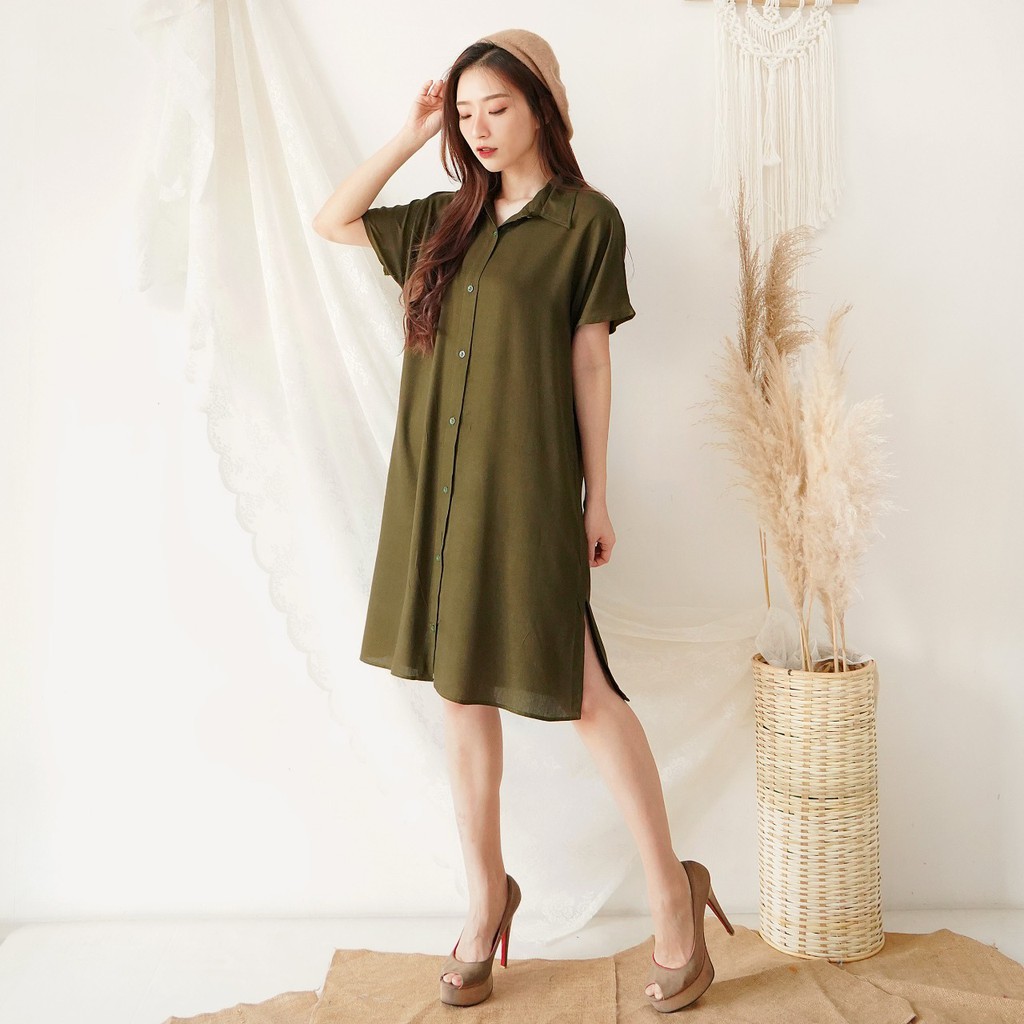 V158 Kalisa Rayon Dress - 7 Color &amp; 2 Size